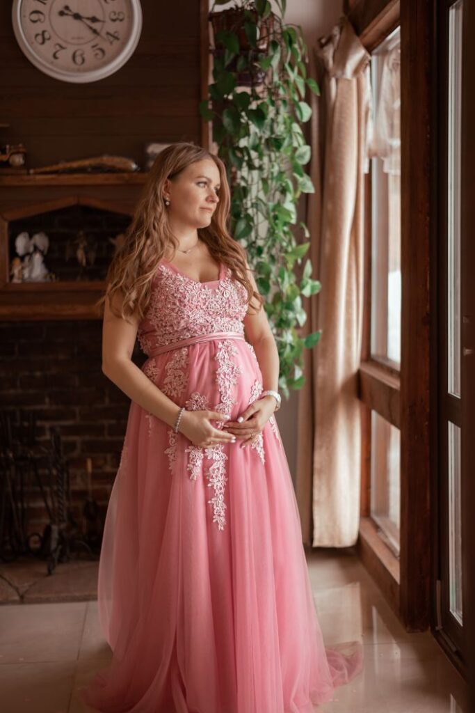 Nesting In Style: Chic Interior Design Ideas For A Maternity Dress Photoshoot At Home